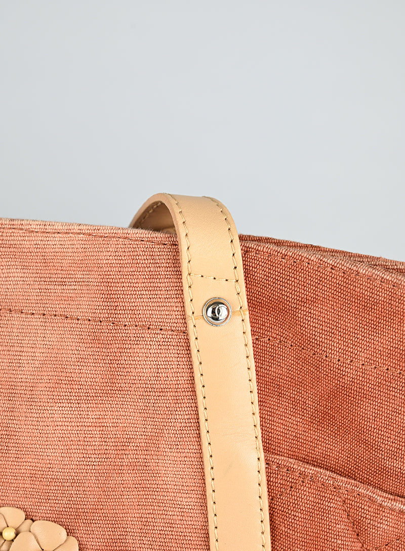 Chanel Shopper Saint Tropez Denim Terracotta 2011