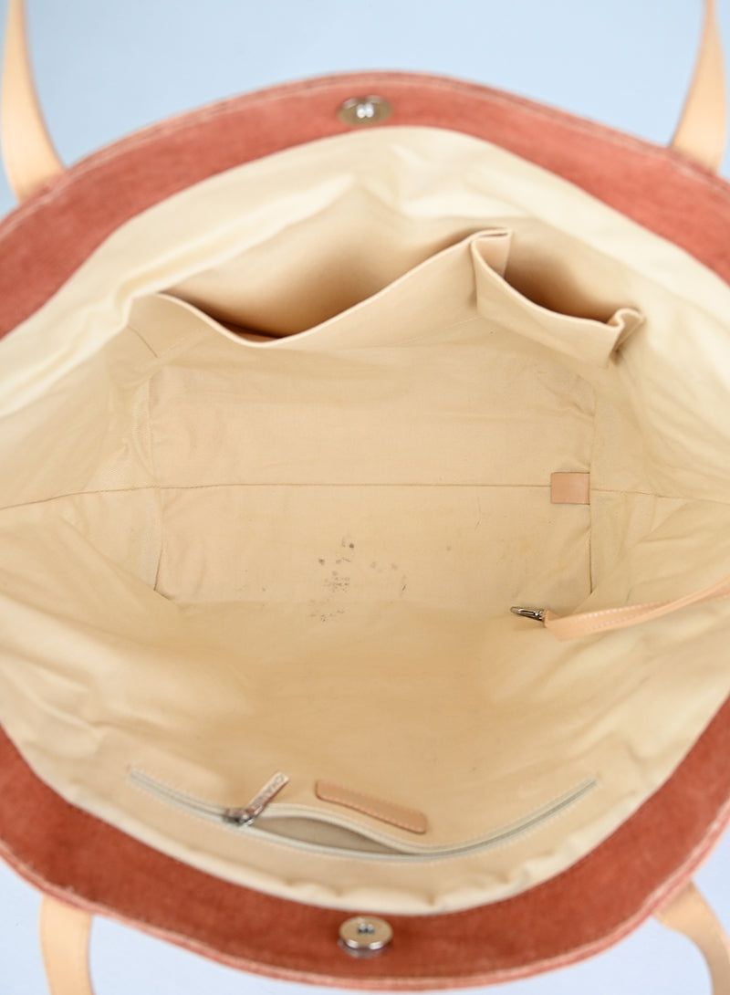 Chanel Shopper Saint Tropez Denim Terracotta 2011