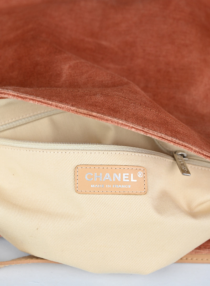 Chanel Shopper Saint Tropez Denim Terracotta 2011