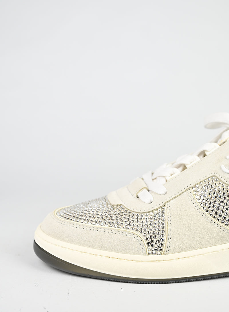 Chanel Sneakers bianche con strass - N. 41