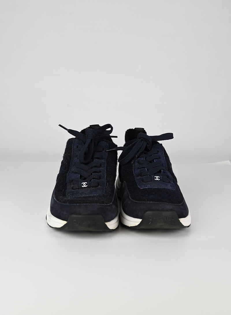 Chanel Sneakers in tessuto blu - N. 37