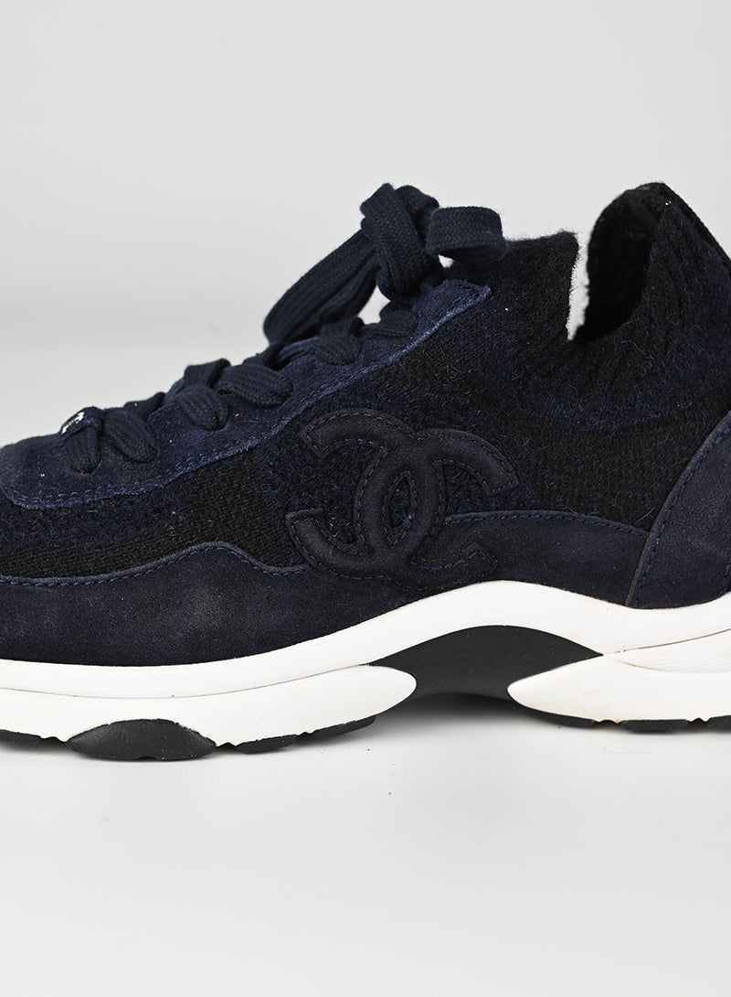 Chanel Sneakers in tessuto blu - N. 37