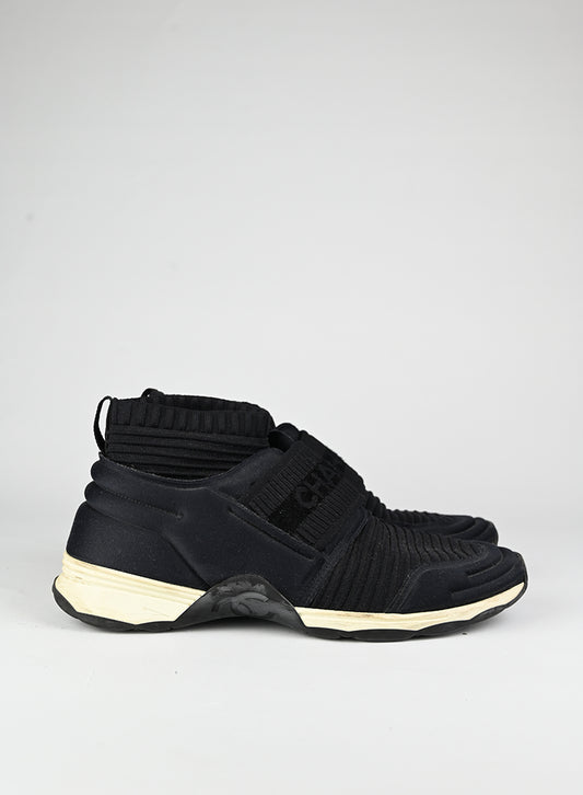 Chanel Sneakers Blu "Sock" - N. 39