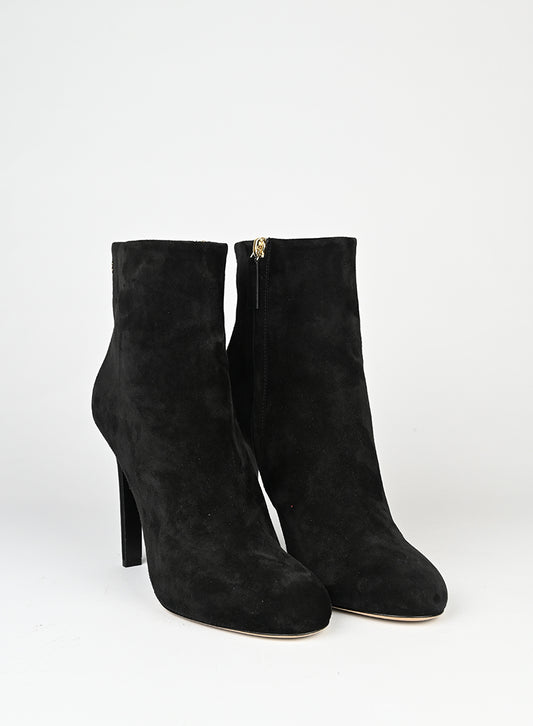 Chanel Stivaletti in suede neri - N. 39 -  lesleyluxuryvintage