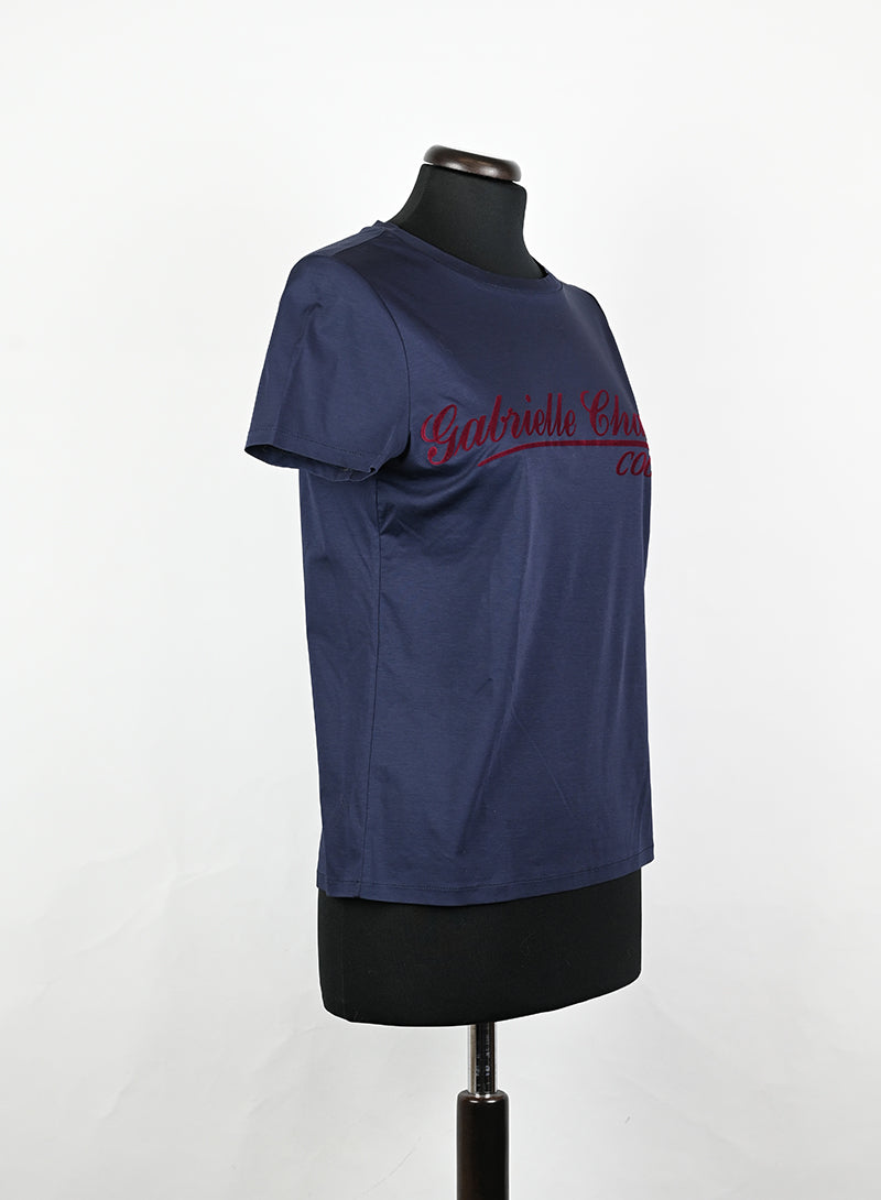 Chanel T-shirt in cotone blu - Tg. 34 FR -  lesleyluxuryvintage