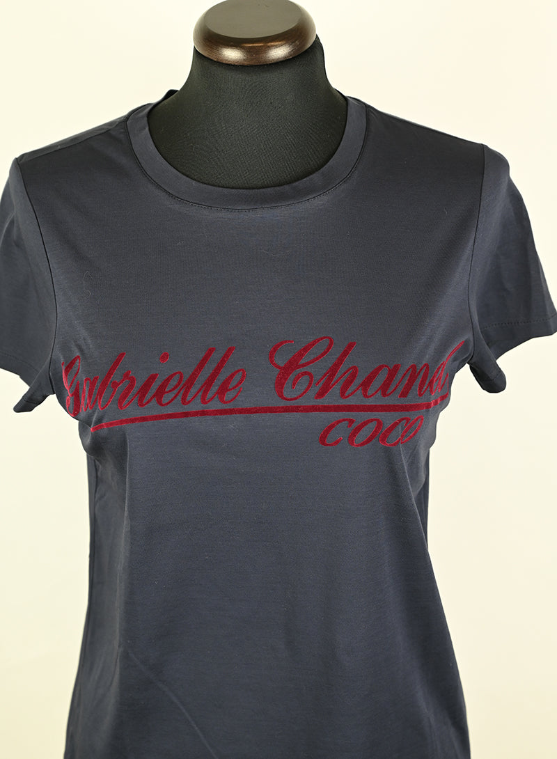 Chanel T-shirt in cotone blu - Tg. 34 FR -  lesleyluxuryvintage