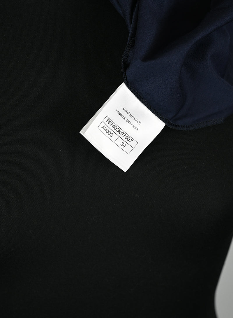Chanel T-shirt in cotone blu - Tg. 34 FR -  lesleyluxuryvintage