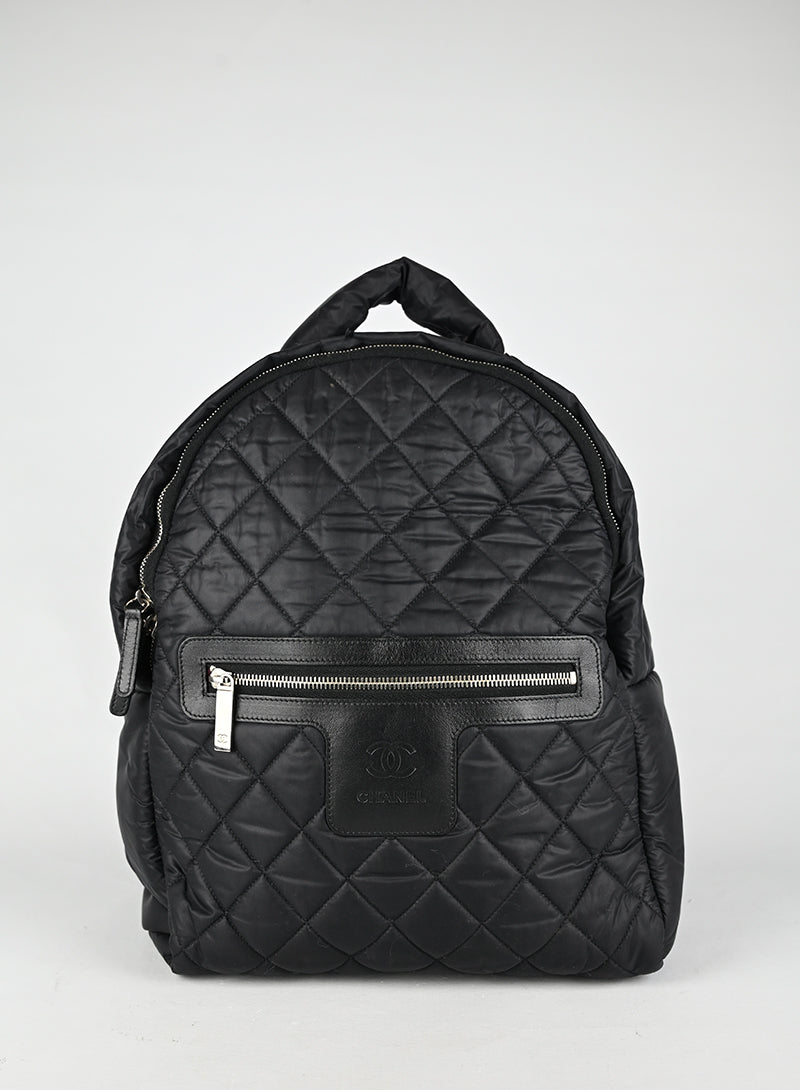 Chanel Zaino Cocoon Tessuto Tecnico Nero 2015