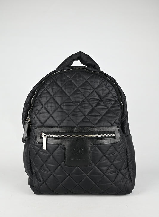 Chanel Zaino Cocoon Tessuto Tecnico Nero 2015