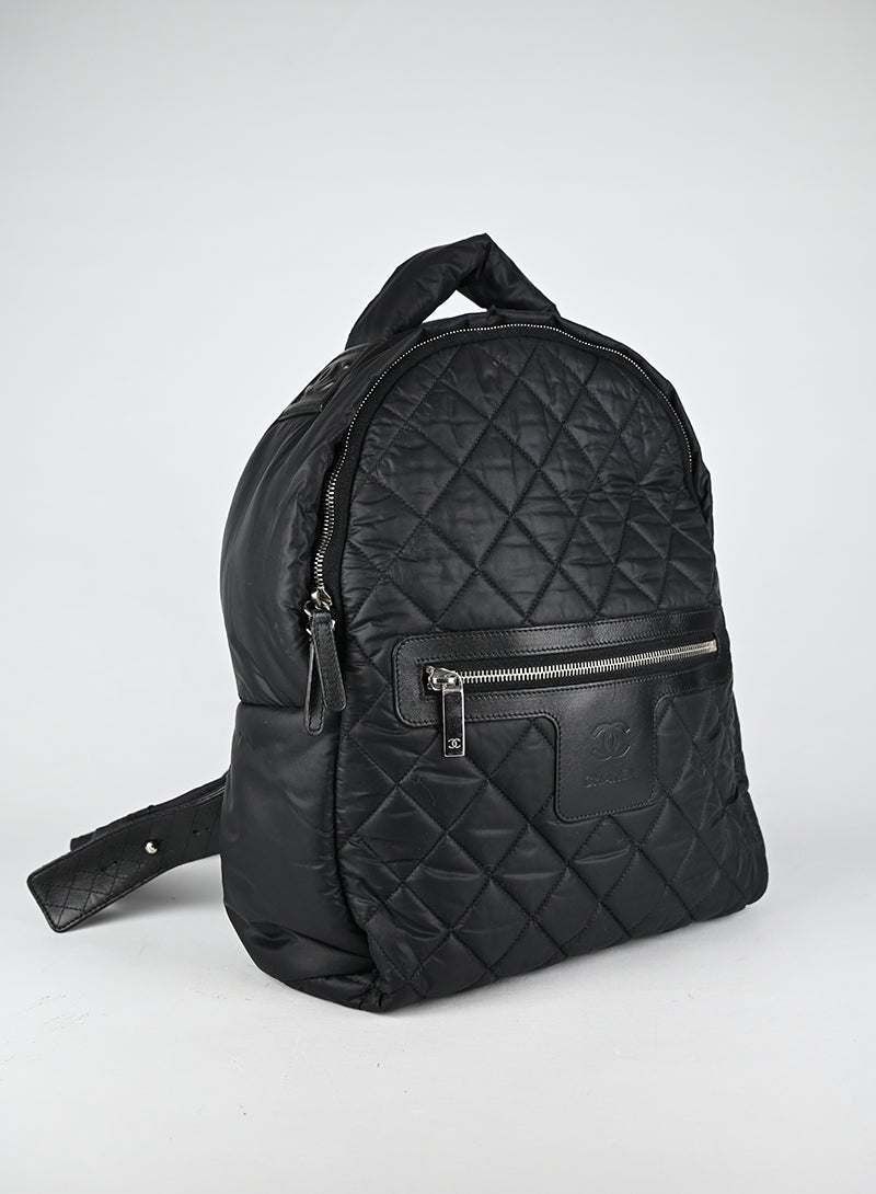 Chanel Zaino Cocoon Tessuto Tecnico Nero 2015