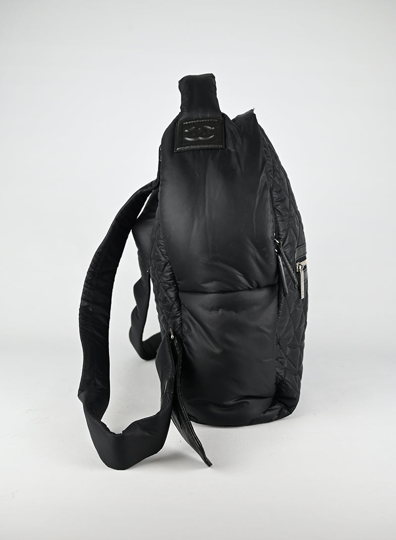 Chanel Zaino Cocoon Tessuto Tecnico Nero 2015