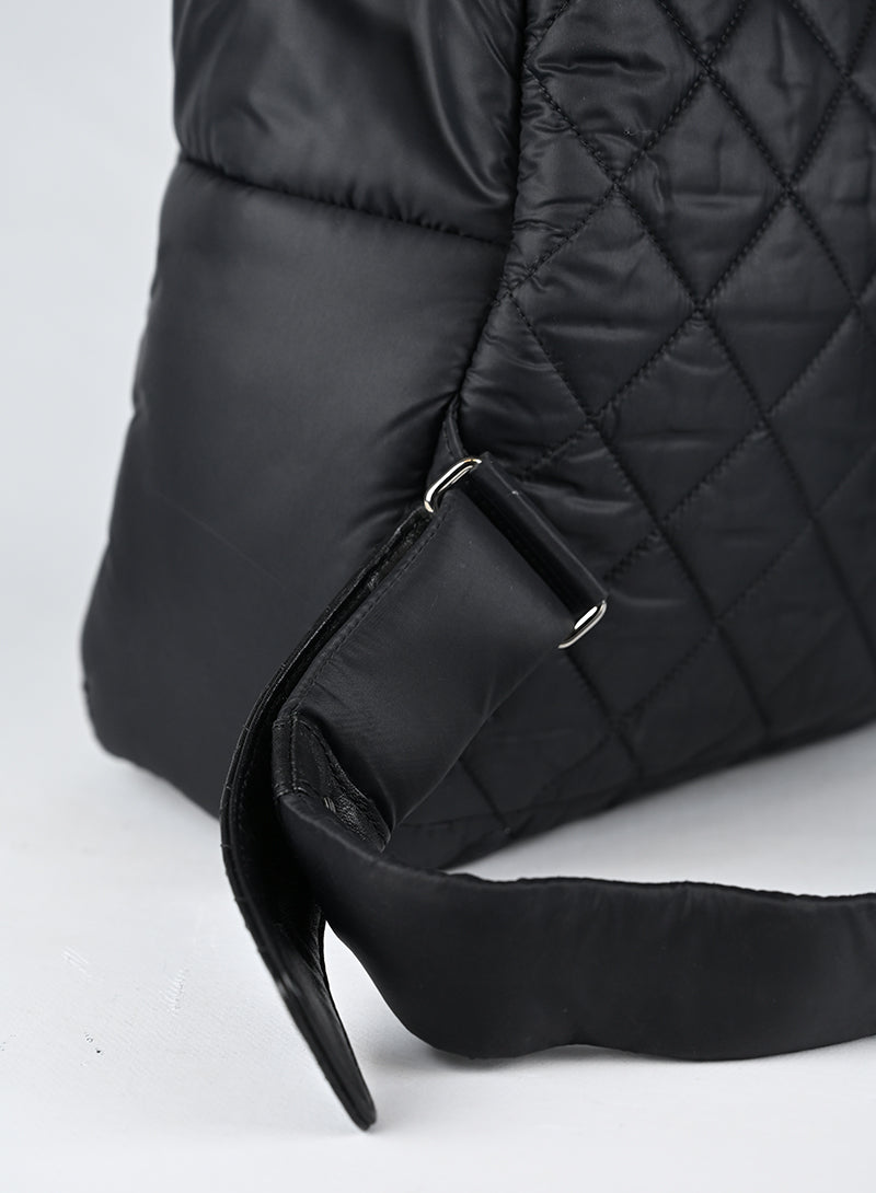 Chanel Zaino Cocoon Tessuto Tecnico Nero 2015
