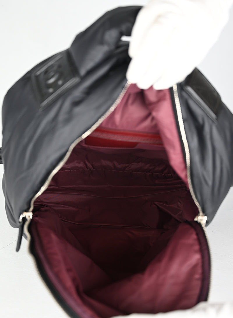 Chanel Zaino Cocoon Tessuto Tecnico Nero 2015