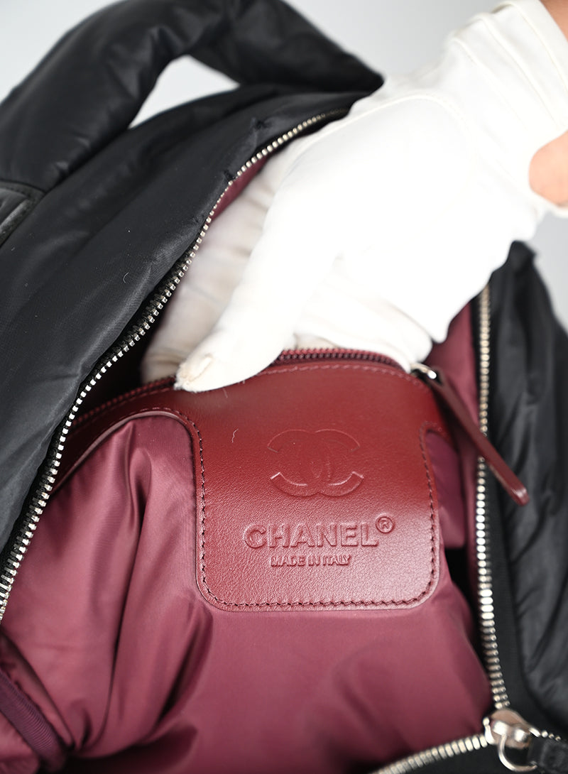 Chanel Zaino Cocoon Tessuto Tecnico Nero 2015