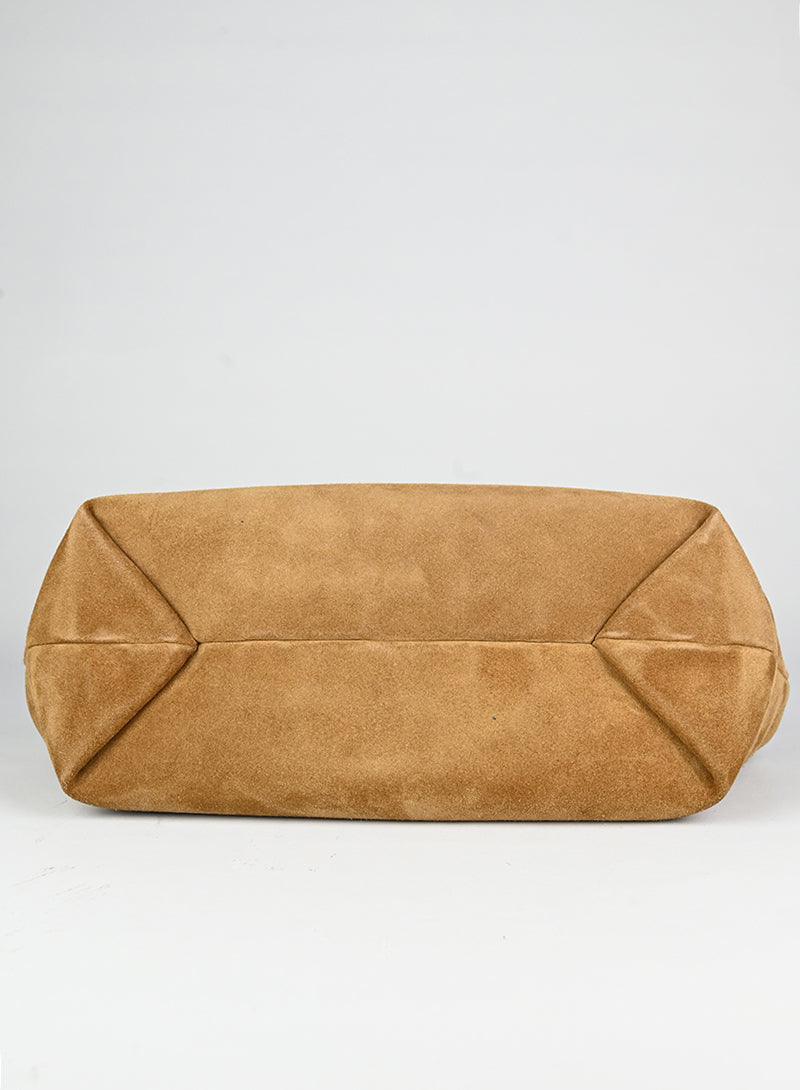 Brunello Cucinelli Clutch in suede beige