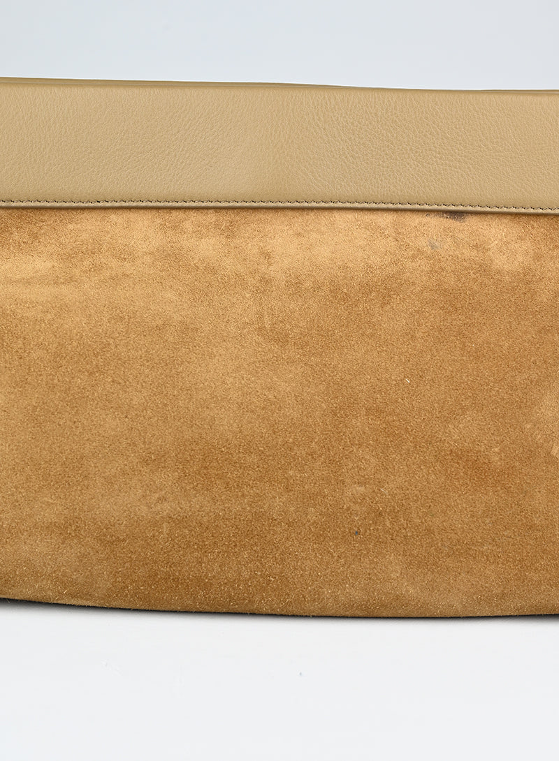 Brunello Cucinelli Clutch in suede beige