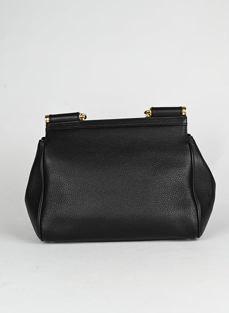 Dolce & Gabbana Borsa Sicily in pelle nera