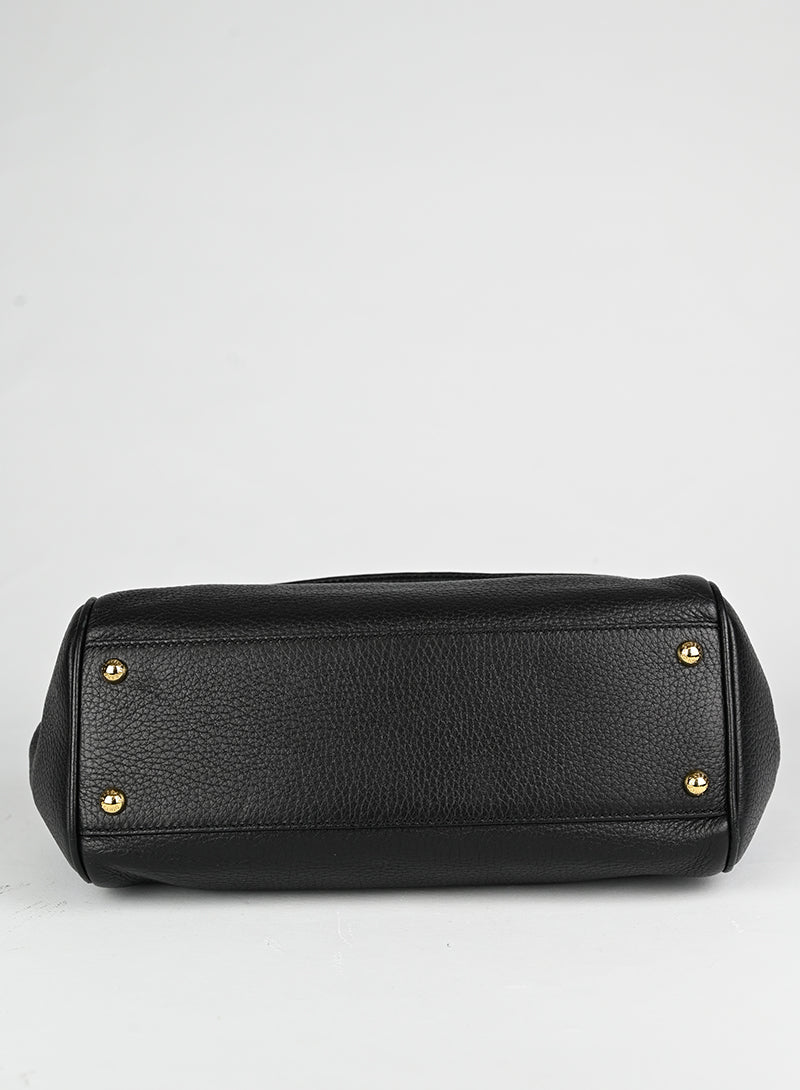 Dolce & Gabbana Borsa Sicily in pelle nera