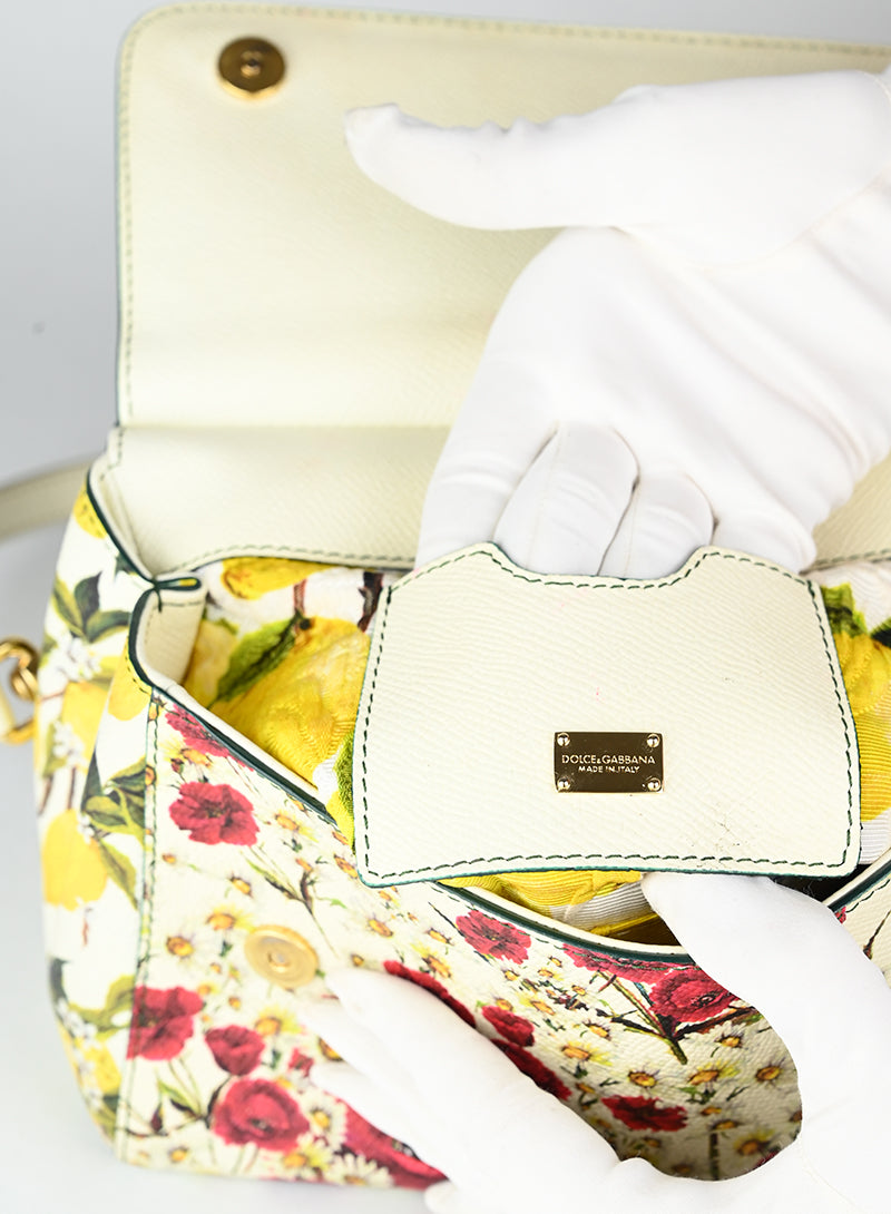 Dolce & Gabbana Borsa Miss Sicily con limoni