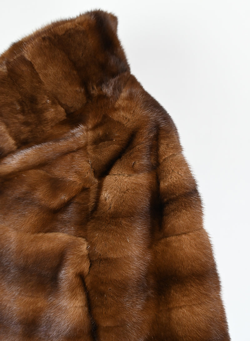 De Carlis Pelliccia corta visone brandy - Tg. 40