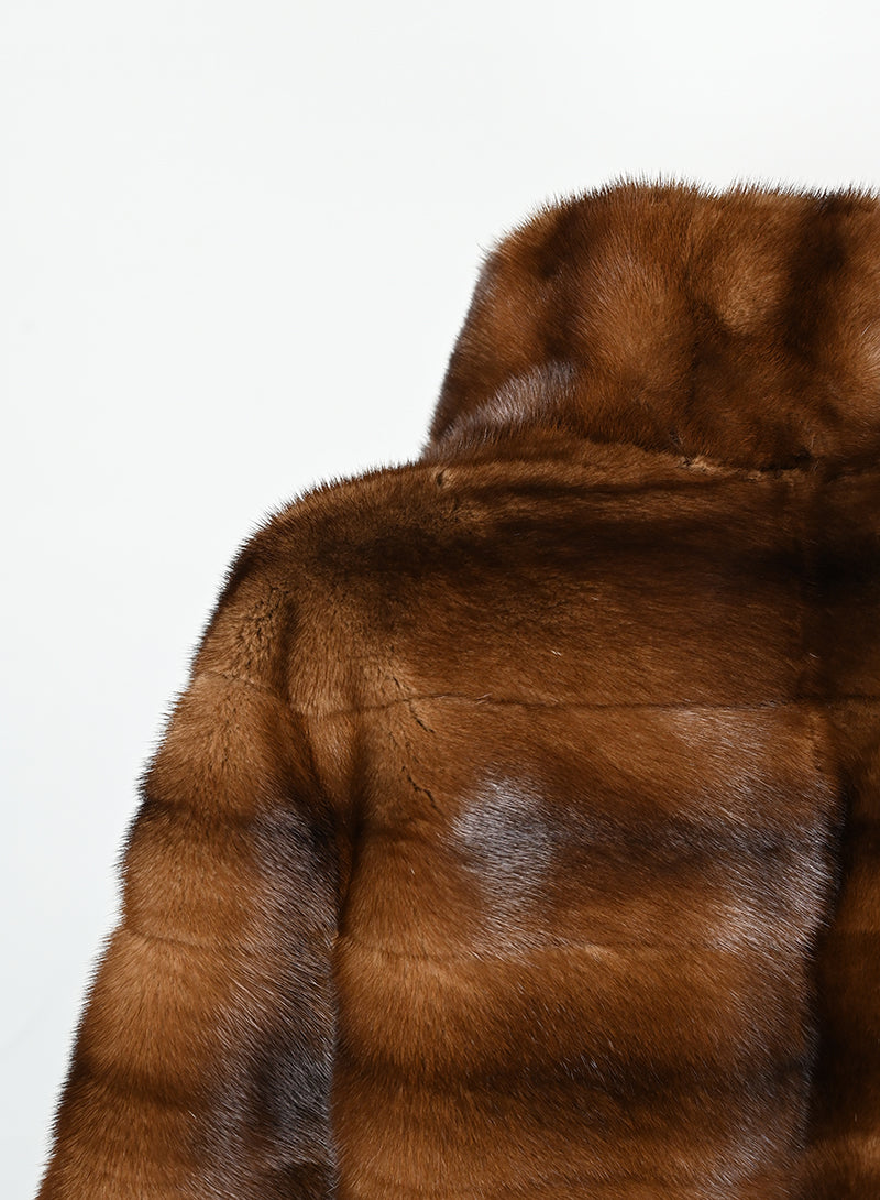 De Carlis Pelliccia corta visone brandy - Tg. 40