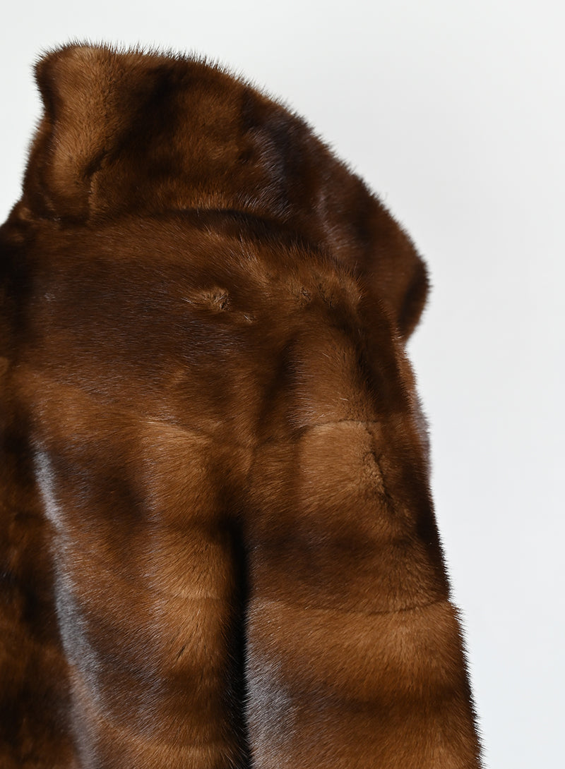 De Carlis Pelliccia corta visone brandy - Tg. 40