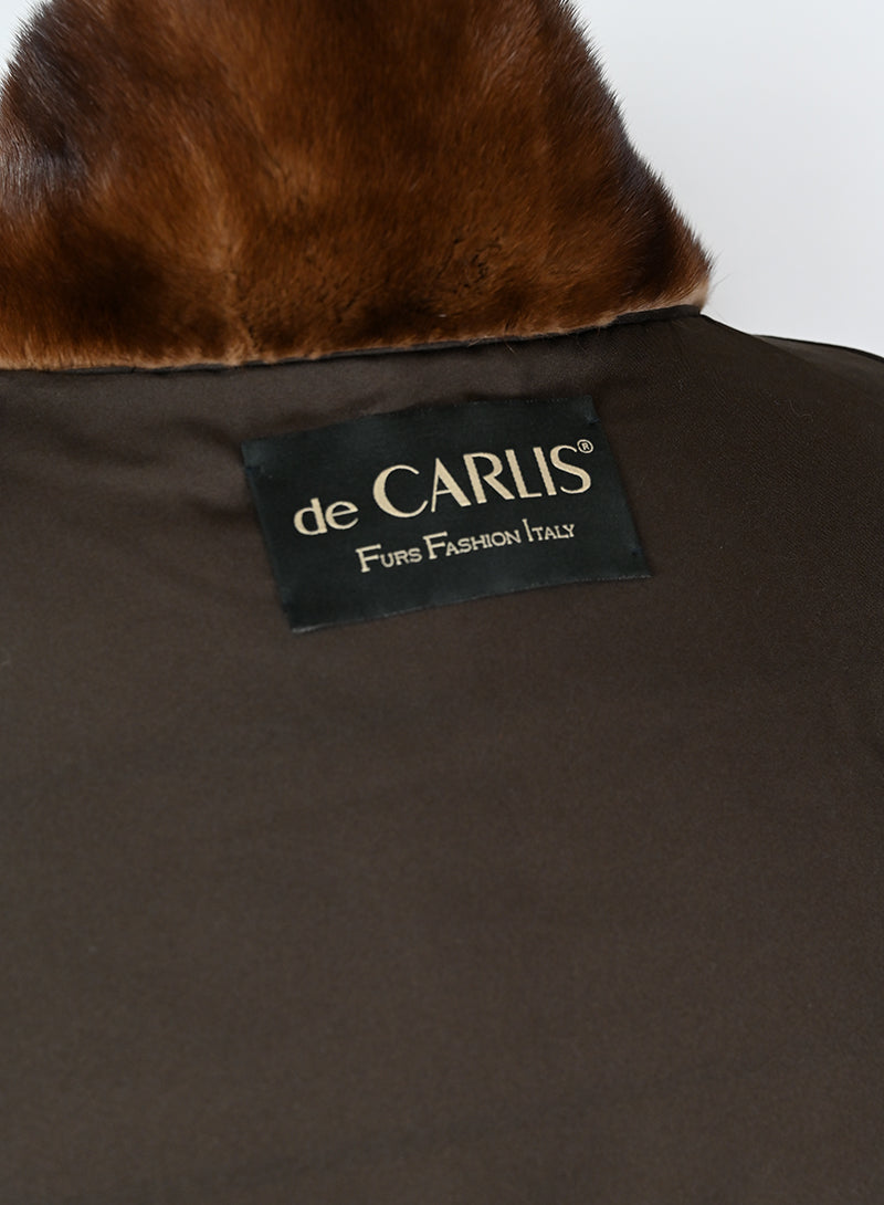 De Carlis Pelliccia corta visone brandy - Tg. 40