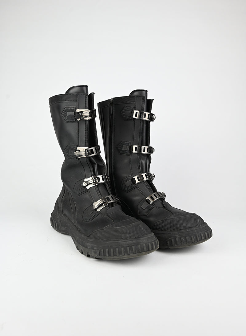 Dior Stivali Biker in pelle nera - N. 40