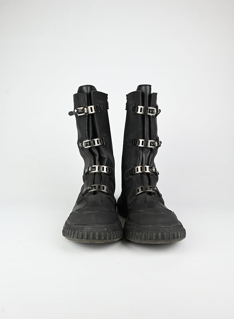 Dior Stivali Biker in pelle nera - N. 40