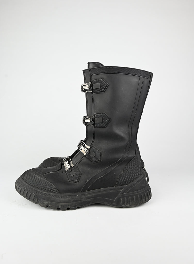 Dior Stivali Biker in pelle nera - N. 40