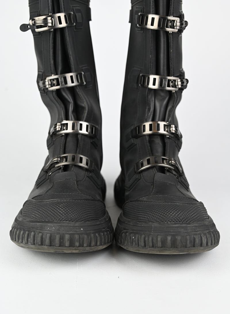 Dior Stivali Biker in pelle nera - N. 40