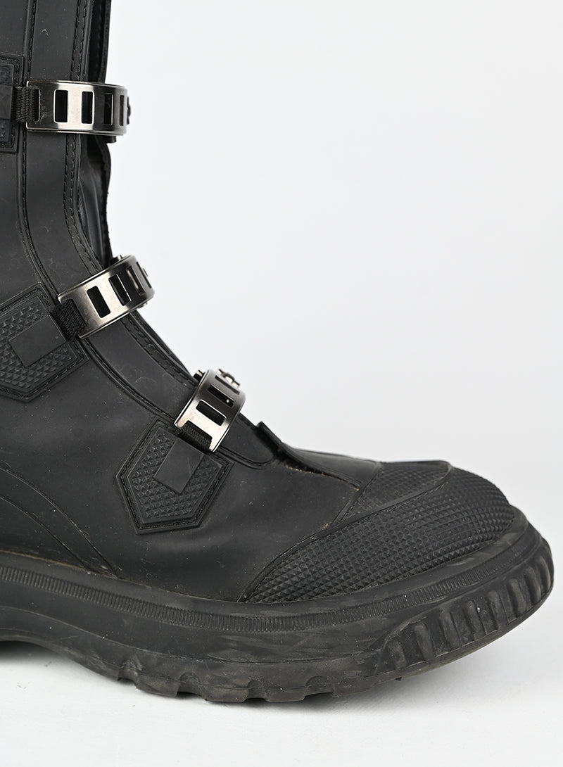 Dior Stivali Biker in pelle nera - N. 40