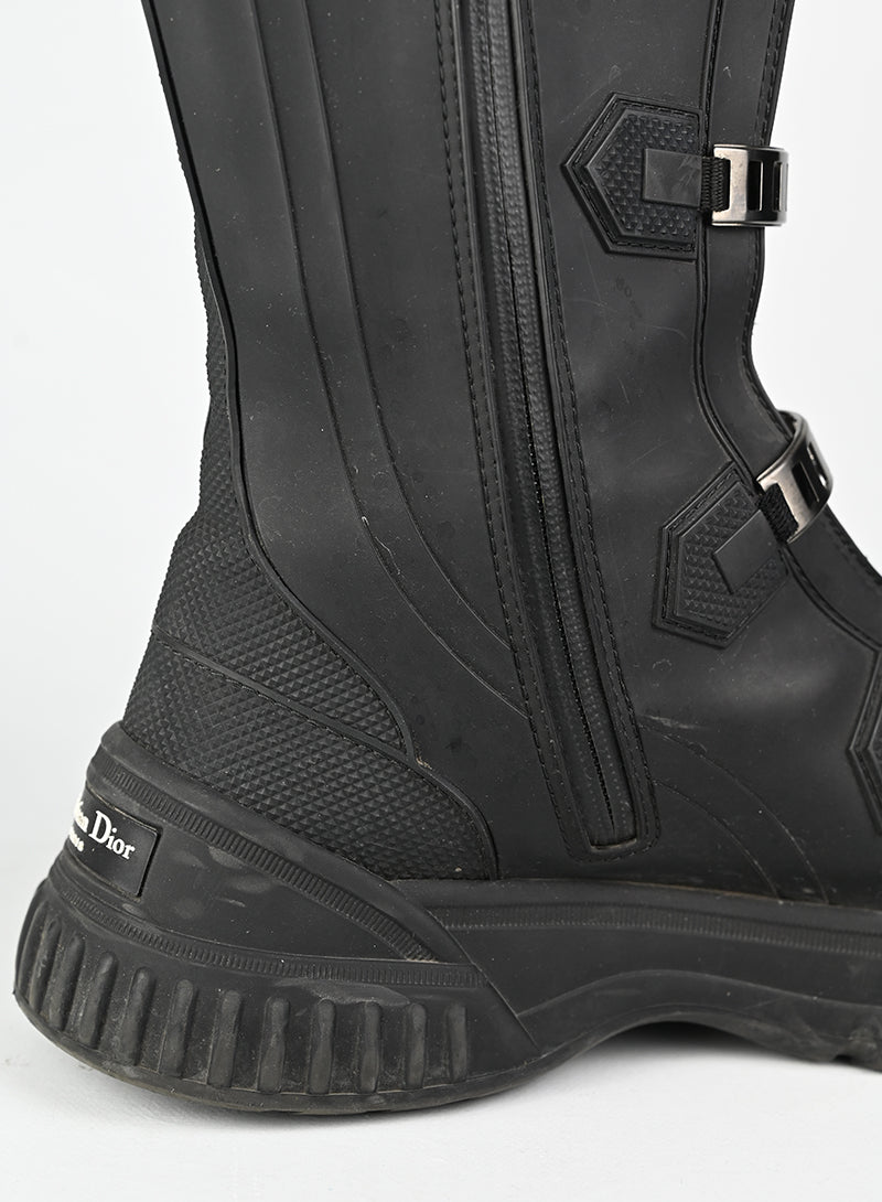 Dior Stivali Biker in pelle nera - N. 40