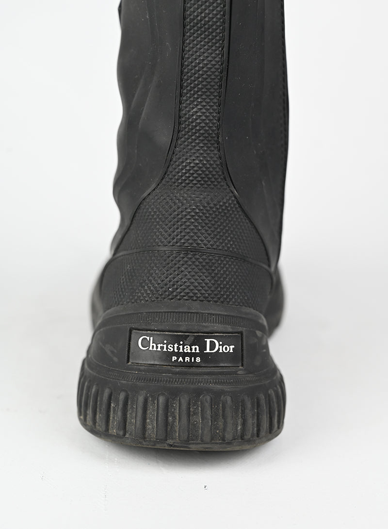 Dior Stivali Biker in pelle nera - N. 40