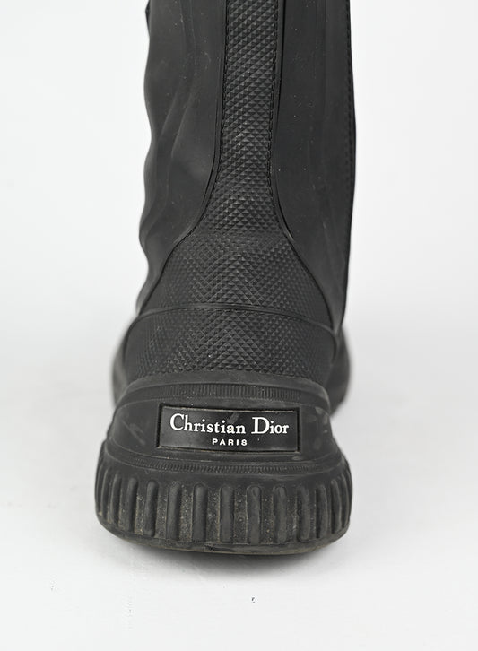 Dior Stivali Biker in pelle nera - N. 40