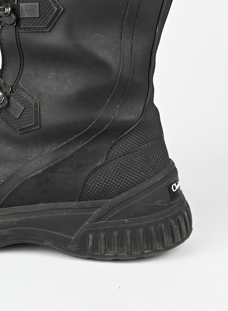 Dior Stivali Biker in pelle nera - N. 40