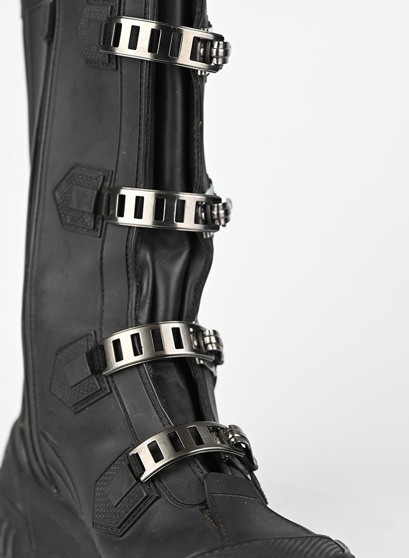 Dior Stivali Biker in pelle nera - N. 40