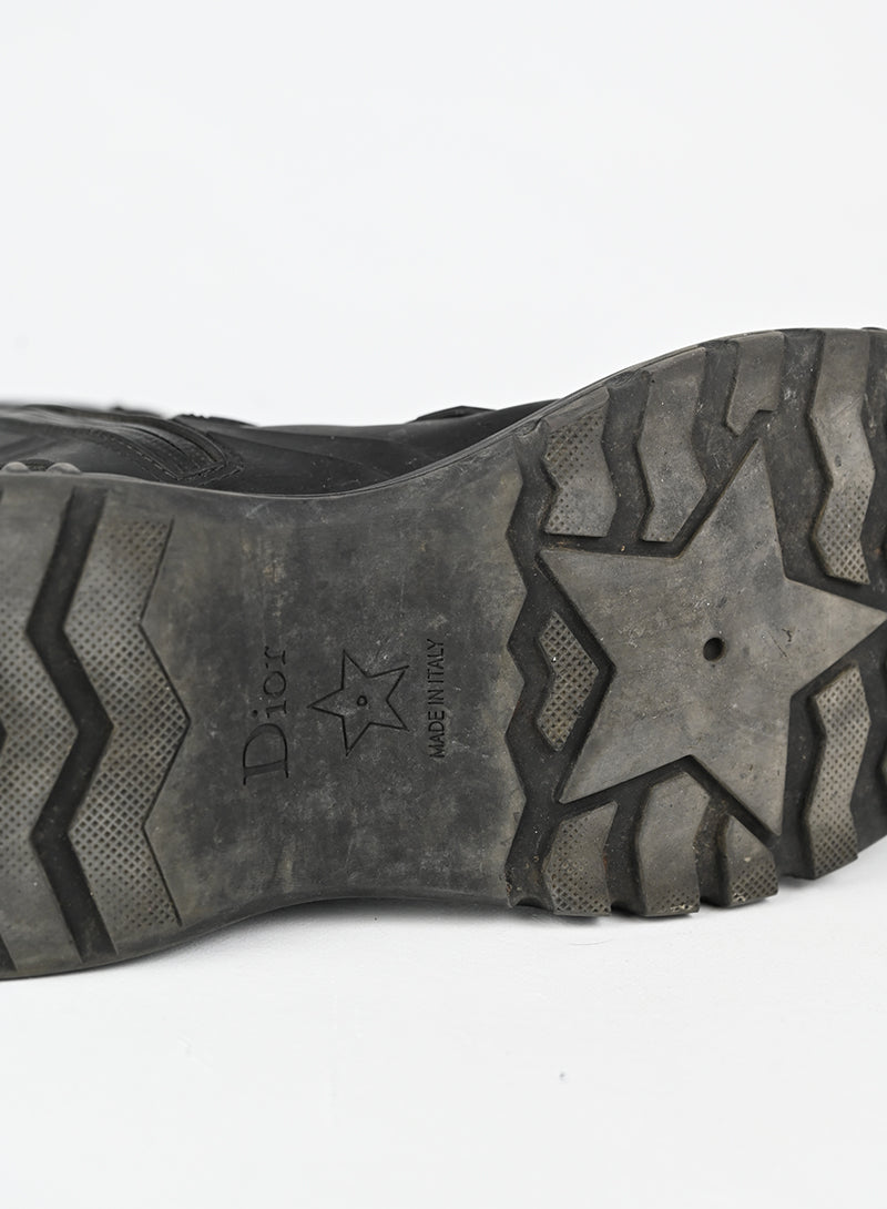 Dior Stivali Biker in pelle nera - N. 40