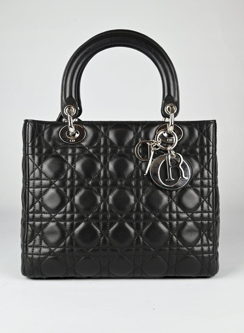 Dior Borsa Lady Dior Media nera