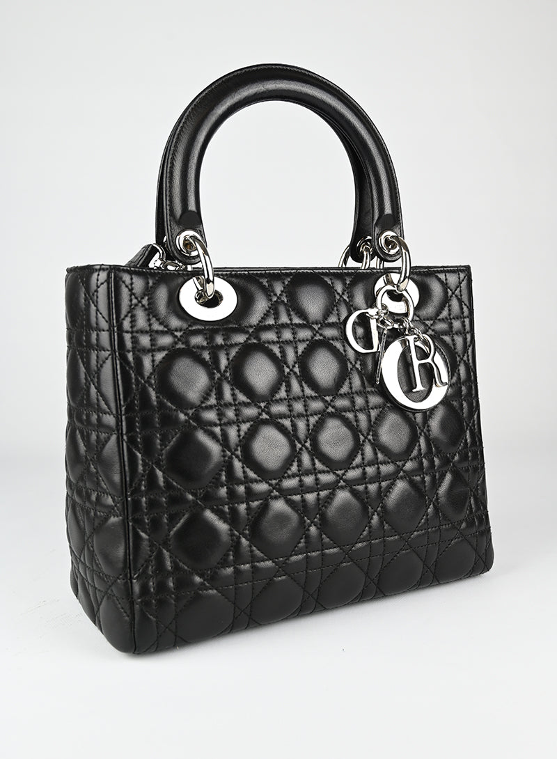 Dior Borsa Lady Dior Media nera