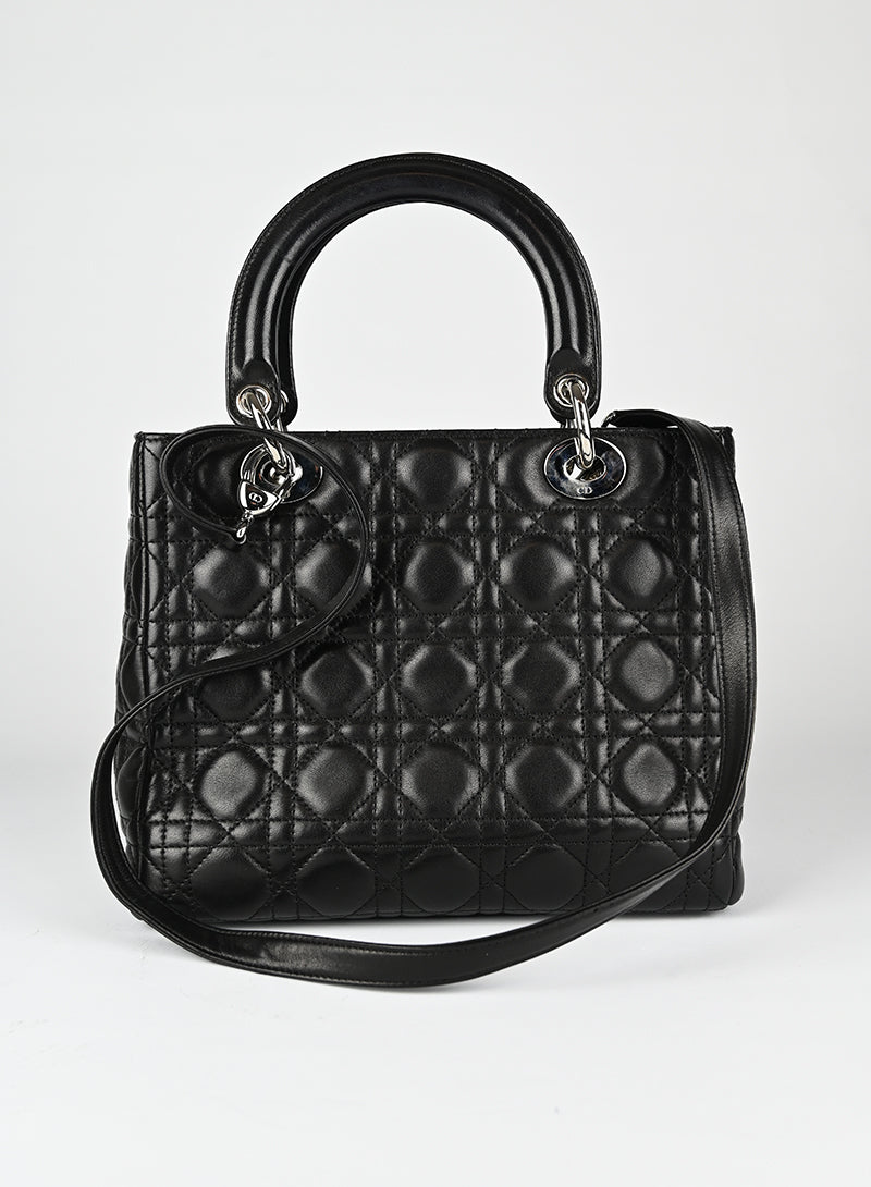 Dior Borsa Lady Dior Media nera