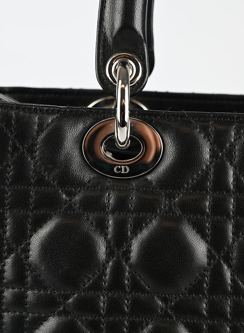 Dior Borsa Lady Dior Media nera