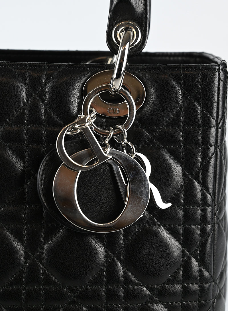 Dior Borsa Lady Dior Media nera