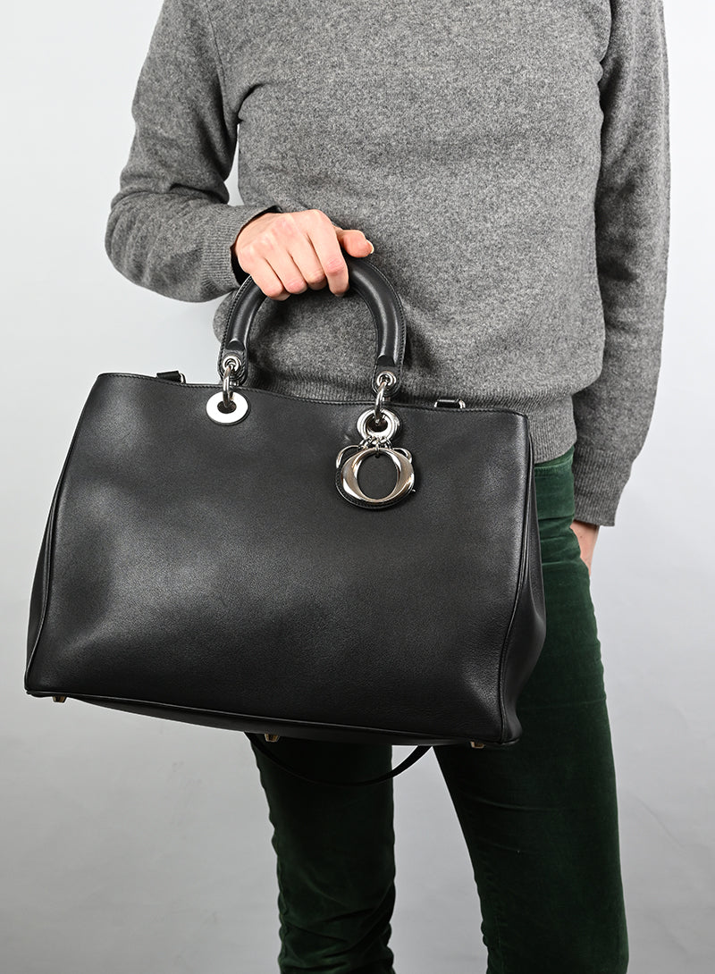 Dior Diorissima Shopper in pelle nera