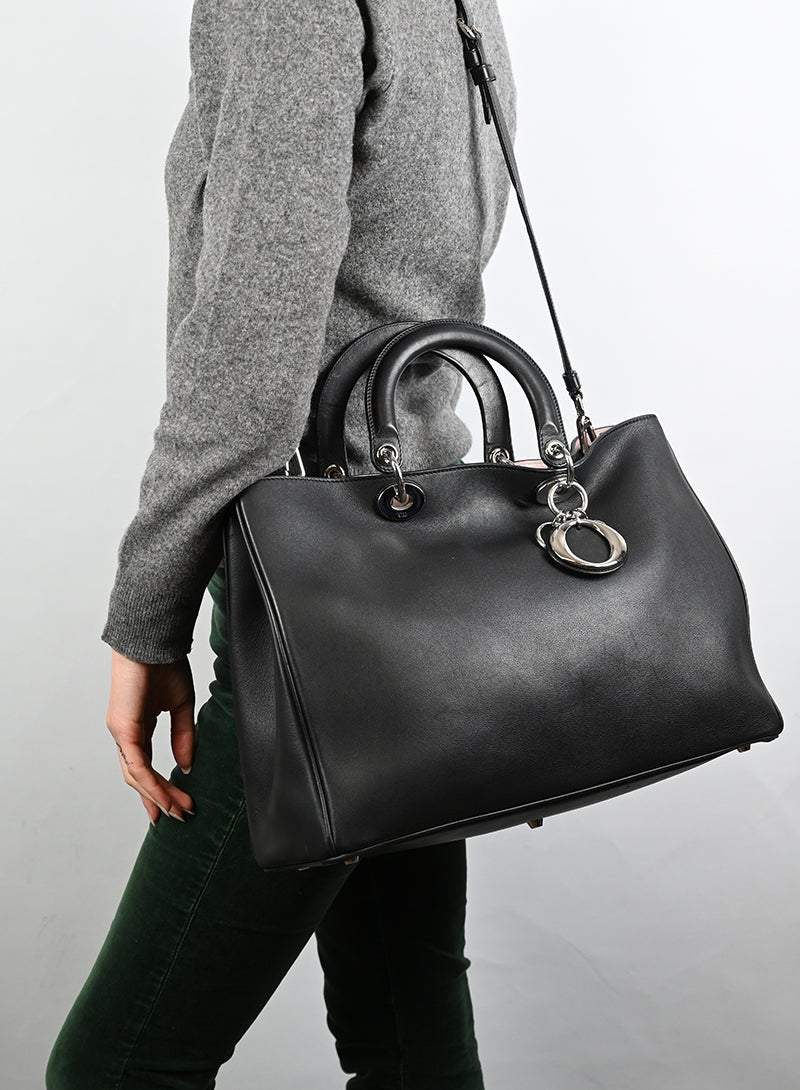 Dior Diorissima Shopper in pelle nera