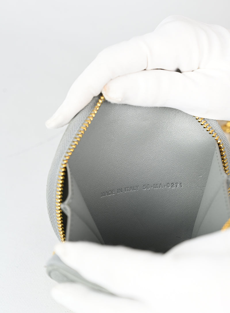 Dior Borsina Cannage Caro in pelle grigia -  lesleyluxuryvintage