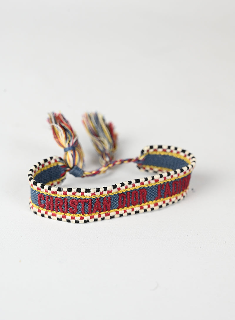 Dior Bracciale J'adior azzurro e rosso
