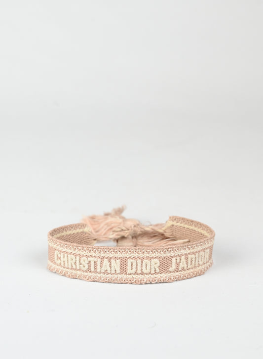 Dior Bracciale J'adior rosa e bianco
