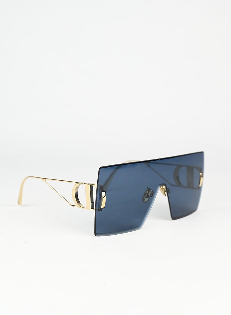 Dior Occhiali a maschera blu