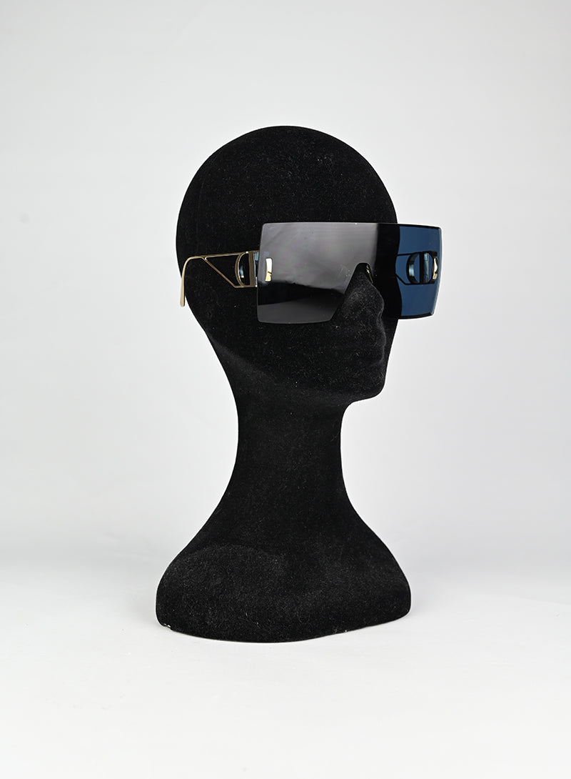 Dior Occhiali a maschera blu